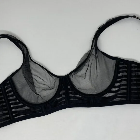 Agent Provocateur Kelsie Black Bra 34B New Bras